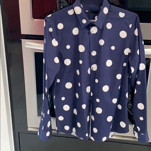 Blue and white that shirt